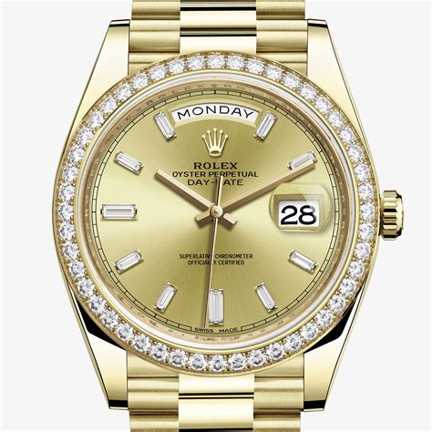 rolex day date 40 oro|rolex day date gold 40mm.